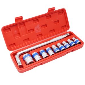 آچار بکس  و سری آچار بکس  مدل گوریلا کد yp 1_2inch  مجموعه 10 عددی